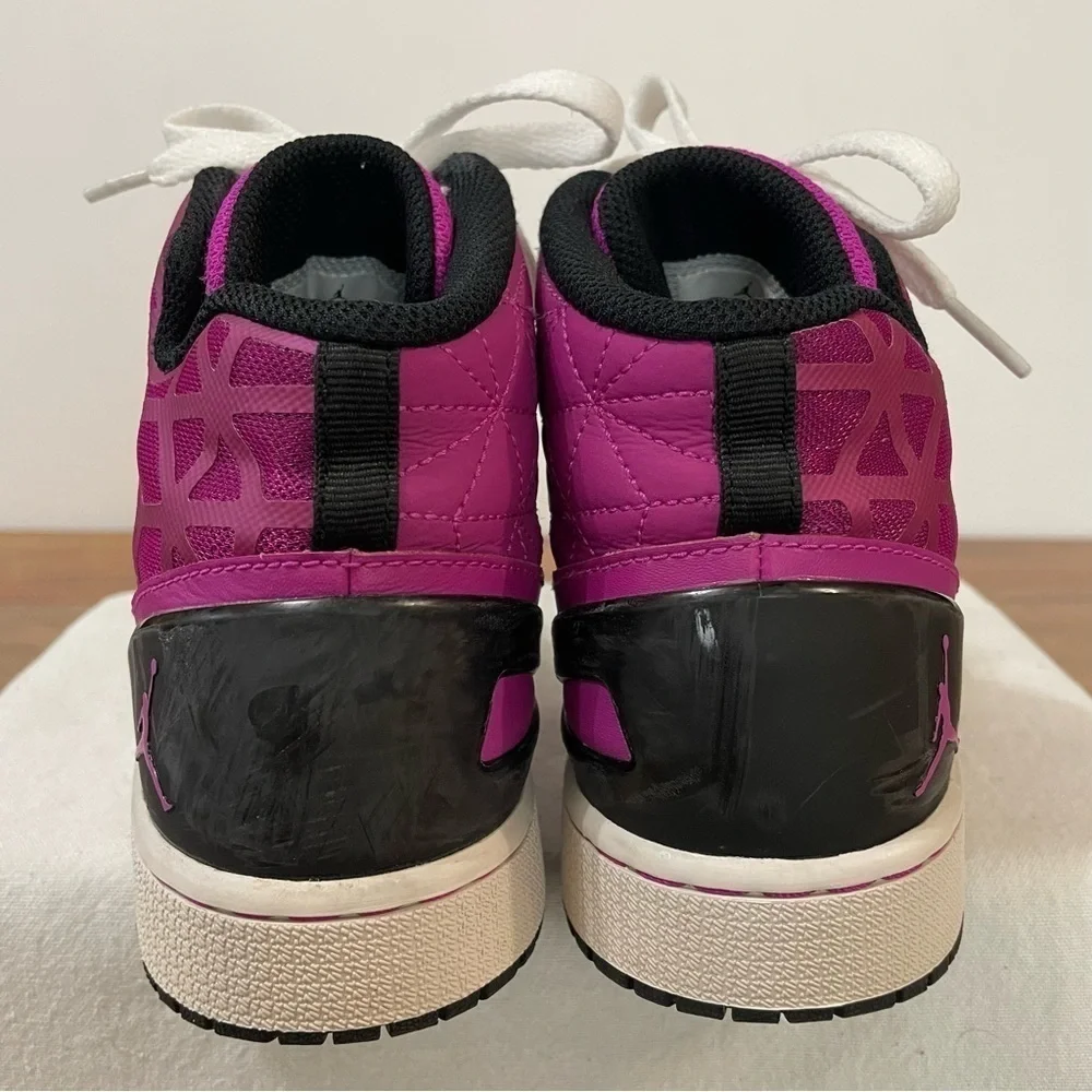 Nike Jordan Youth 1 Flight 3 High Top Sneakers‎ Fuchsia 4.5